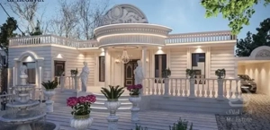 طراحی بازسازی واجرای صفرتاصد ساختمانی  باغ ویلا