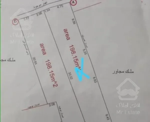 زمین ۱۹۸ متری واقع در روستای زیبای خرمده