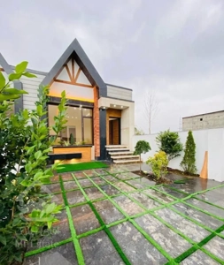 ویلا جنگلی دوخواب بر جاده اصلی معاوضه با خودرو