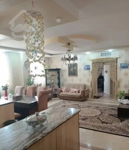 ۱۰۰ متر/دوخواب/فول امکانات/تراورتن/سالن پرده خور