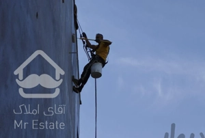 آببندی نمای ساختمان بدون داربست با طناب راپل عایق