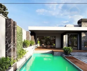 ویلا باغ مدرن