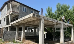 فروش اسکلت دو طبقه نیمه ساخته چالوس