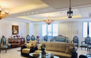 ۱۷۰ متر فول دیزاین سالن پرده خور شهرک راه آهن کوهک