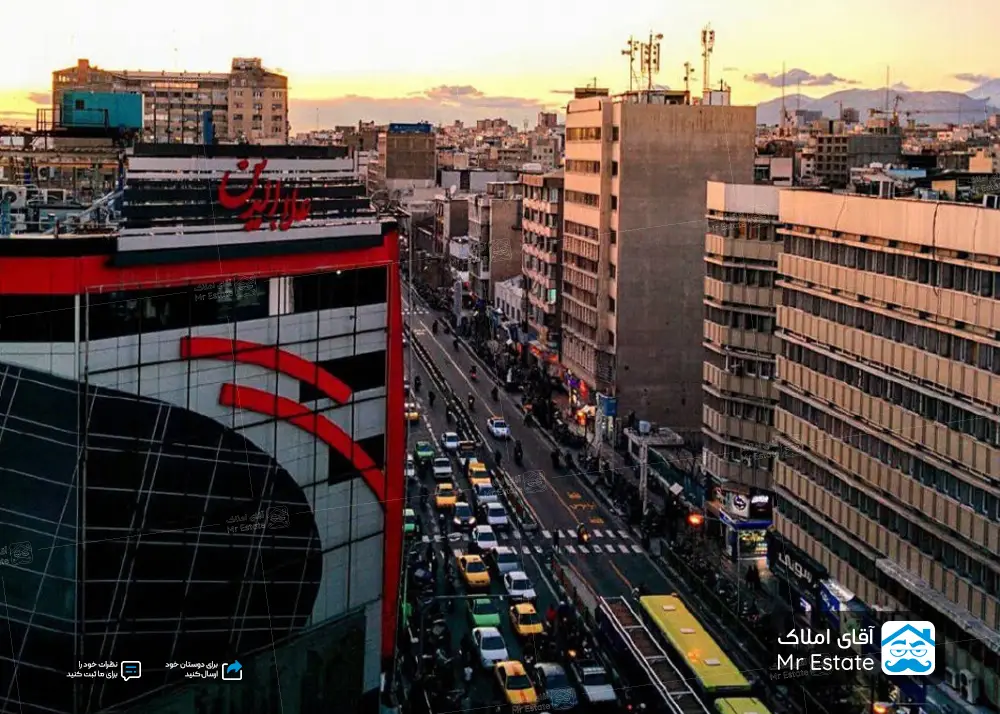محله جمهوری تهران ؛محله ای شلوغ و برترافیک در مرکز شهر