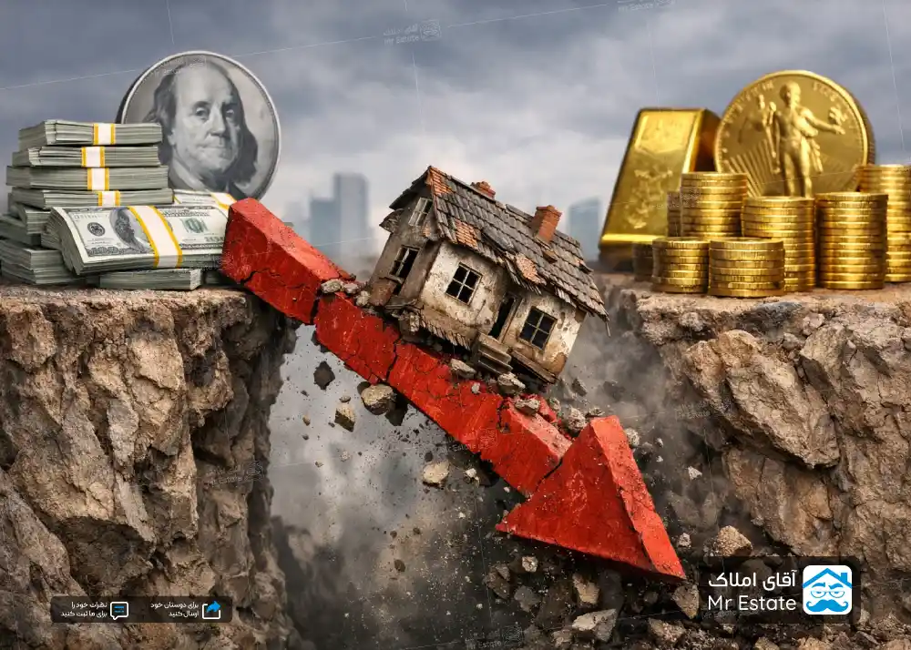 پایان افسانه سود همیشگی، چرا ارزش واقعی مسکن در برابر دلار و سکه فرو ریخت؟
