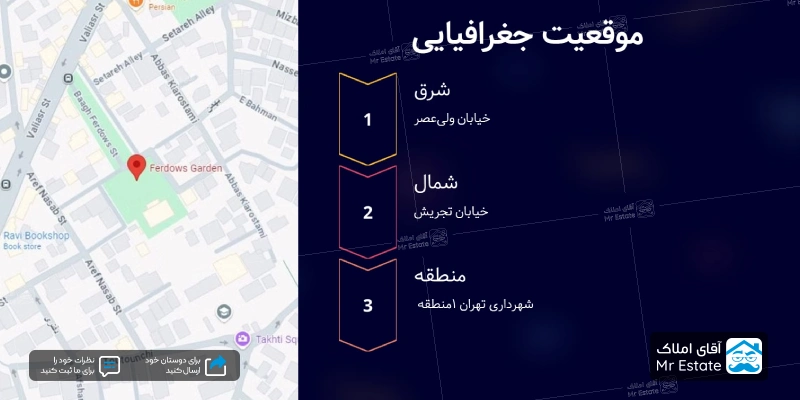 محله باغ فردوس تهران کجاست؟