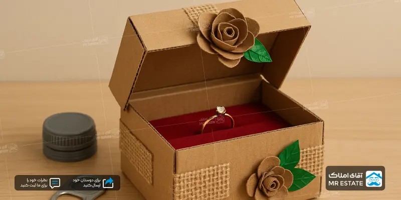 ساخت جعبه جواهرات با وسایل دور ریختنی