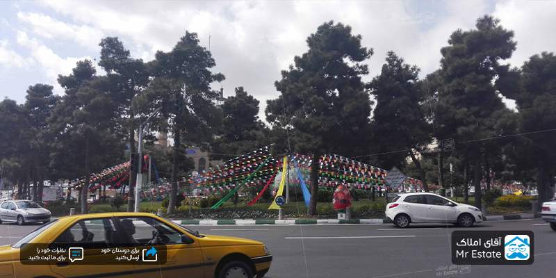 عکس میدان کاج سعادت آباد تهران