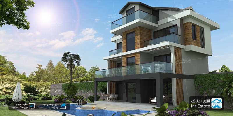 قیمت ویلا تریبلکس لاکچری