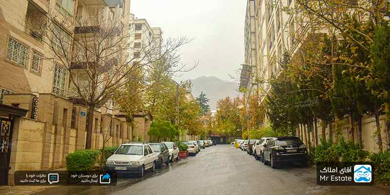 عکس از محله نیاوران تهران