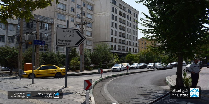 خیابان بهنام در بلوار آیت الله کاشانی تهران